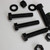 10x Black, Hex Head, Nylon, M10 x 50mm, Plastic Bolts,Nuts & Washers, -Screws