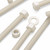 5x Natural Nylon Hex Head Screws & Bolts M12 x 150mm, Nuts & Washers