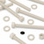 5x Natural Nylon PA66 Hex Head Plastic Bolts, Nuts & Washers - M12 x 150 mm