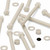 5x Natural Nylon Hex Head Screws & Bolts M12 x 150mm, Nuts & Washers