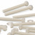 10x Natural Nylon Hex Head Screws & Bolts M10 x 100mm, Nuts & Washers