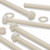10x Natural Nylon Hex Head Screws & Bolts M10 x 100mm, Nuts & Washers