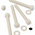 5x Natural Nylon Hex Head Screws & Bolts M12 x 100mm, Nuts & Washers
