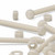 5x Natural, Hex Head, Nylon, M12 x 100 mm, Plastic Bolts,Nuts & Washers, -Screws