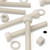 5x Natural Nylon PA66 Hex Head Plastic Bolts, Nuts & Washers - M20 x 150 mm