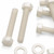 10x Natural, Hex Head, Nylon, M10 x 60mm, Plastic Bolts,Nuts & Washers, -Screws