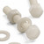 10x Natural, Hex Head, Nylon, M10 x 60mm, Plastic Bolts,Nuts & Washers, -Screws