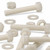 10x Natural, Hex Head, Nylon, M10 x 60 mm, Plastic Bolts,Nuts & Washers, -Screws