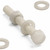 10x Natural Nylon Hex Head Screws & Bolts M10 x 75mm, Nuts & Washers