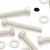 10x Natural Nylon Hex Head Screws & Bolts M10 x 75mm, Nuts & Washers
