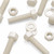 5x Natural, Hex Head, Nylon, M16 x 65mm, Plastic Bolts,Nuts & Washers, -Screws