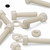 5x Natural Nylon PA66 Hex Head Plastic Bolts, Nuts & Washers - M16 x 65 mm