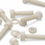 5x Natural Nylon Hex Head Plastic Screws & Bolts M16 x 65mm, Nuts & Washers
