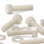10x Natural Nylon Hex Head Screws & Bolts M12 x 50mm, Nuts & Washers