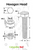 5x Natural Nylon PA66 Hex Head Plastic Bolts, Nuts & Washers - M16 x 150 mm