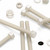 5x Natural Nylon Hex Head Screws & Bolts M16 x 150mm, Nuts & Washers