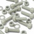 10x Natural Glass Filled Nylon Hex Head Screws M12 x 40mm, Nuts & Washers
