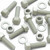 10x Natural Glass Filled Nylon Hex Head Screws M12 x 40mm, Nuts & Washers