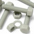 5x Natural Glass Filled Nylon Hex Head Screws M20 x 100mm, Nuts & Washers