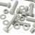 10x Glass Filled, Reinforced Super Nylon, Hex Head, M10 x 50mm, Plastic Bolts, Nuts & Washers
