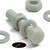 10x Glass Filled Reinforced Nylon Hex Head M10x50mm, Plastic Bolts, Nuts & Washers
