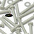 50x Natural PA66 50% Glass-Fibre Hex Head Plastic Bolts, Nuts & Washers - M3 x 20 mm