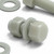10x Natural Glass Filled Nylon Hex Head Screws M12 x 30mm, Nuts & Washers