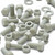 10x Natural Glass Filled Nylon Hex Head Screws M12 x 30mm, Nuts & Washers