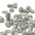 10x Natural Glass Filled Nylon Hex Head Screws M12 x 30mm, Nuts & Washers
