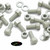 10x Natural Glass Filled Nylon Hex Head Screws M12 x 30mm, Nuts & Washers