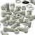 10x Natural Glass Filled Nylon Hex Head Screws M12 x 30mm, Nuts & Washers
