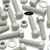 10x Natural Glass Filled Nylon Hex Head Screws M12 x 50mm, Nuts & Washers