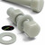 10x Glass Filled, Reinforced Super Nylon, Hex Head, M12 x 50mm, Plastic Bolts, Nuts & Washers