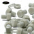 10x Natural Glass Filled Nylon Hex Head Screws M16 x 20 mm, Nuts & Washers
