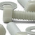 50x Natural Glass Filled Nylon Hex Head Screws M5 x 20mm, Nuts & Washers