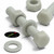 50x Natural Glass Filled Nylon Hex Head Screws M6 x 40mm, Nuts & Washers