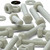 50x Natural Glass Filled Nylon Hex Head Screws M6 x 40mm, Nuts & Washers