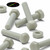 50x Glass Filled, Reinforced Super Nylon, Hex Head, M4 x 20mm, Plastic Bolts, Nuts & Washers