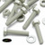 50x Natural Glass Filled Nylon Hex Head Screws M4 x 20mm, Nuts & Washers