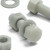 50x Glass Filled, Reinforced Super Nylon, Hex Head, M8 x 30mm, Plastic Bolts, Nuts & Washers
