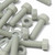 50x Natural Glass Filled Nylon Hex Head Screws M8 x 30mm, Nuts & Washers