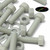 50x Glass Filled Reinforced Nylon Hex Head M8 x 30 mm, Plastic Bolts, Nuts & Washers