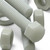 50x Natural Glass Filled Nylon Hex Head Screws M6 x 50mm, Nuts & Washers