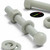 50x Glass Filled, Reinforced Super Nylon, Hex Head, M6 x 50mm, Plastic Bolts, Nuts & Washers