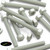 50x Natural Glass Filled Nylon Hex Head Screws M6 x 50mm, Nuts & Washers