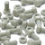 20x Natural Glass Filled Nylon Hex Head Screws M10 x 20mm, Nuts & Washers