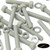 10x Natural Glass Filled Nylon Hex Head Screws M10 x 60 mm, Nuts & Washers