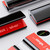 4x Black Self-Adhesive Acrylic Flexible Hinges, 300mm, Low Profile Living Hinges