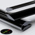 2x Black, Flexible Acrylic Hinges, 1150mm. Low Profile, Living Flex Hinge