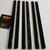 3x 300mm Black low profile flex hinges, flexible living hinges, plexiglass, Continuous Acrylic Piano Hinges